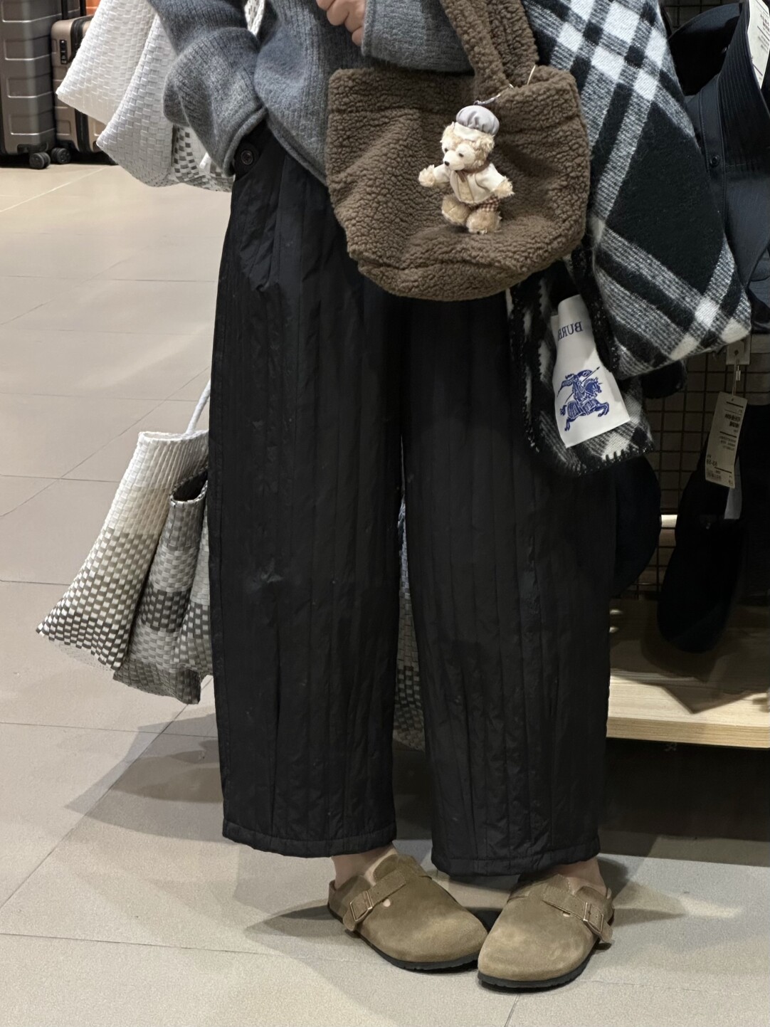 Japanese Minimalist Versatile Quilted Balloon Pants - Image 4