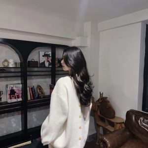 Women's Soft Knit Sweater and Skirt Two-Piece Set