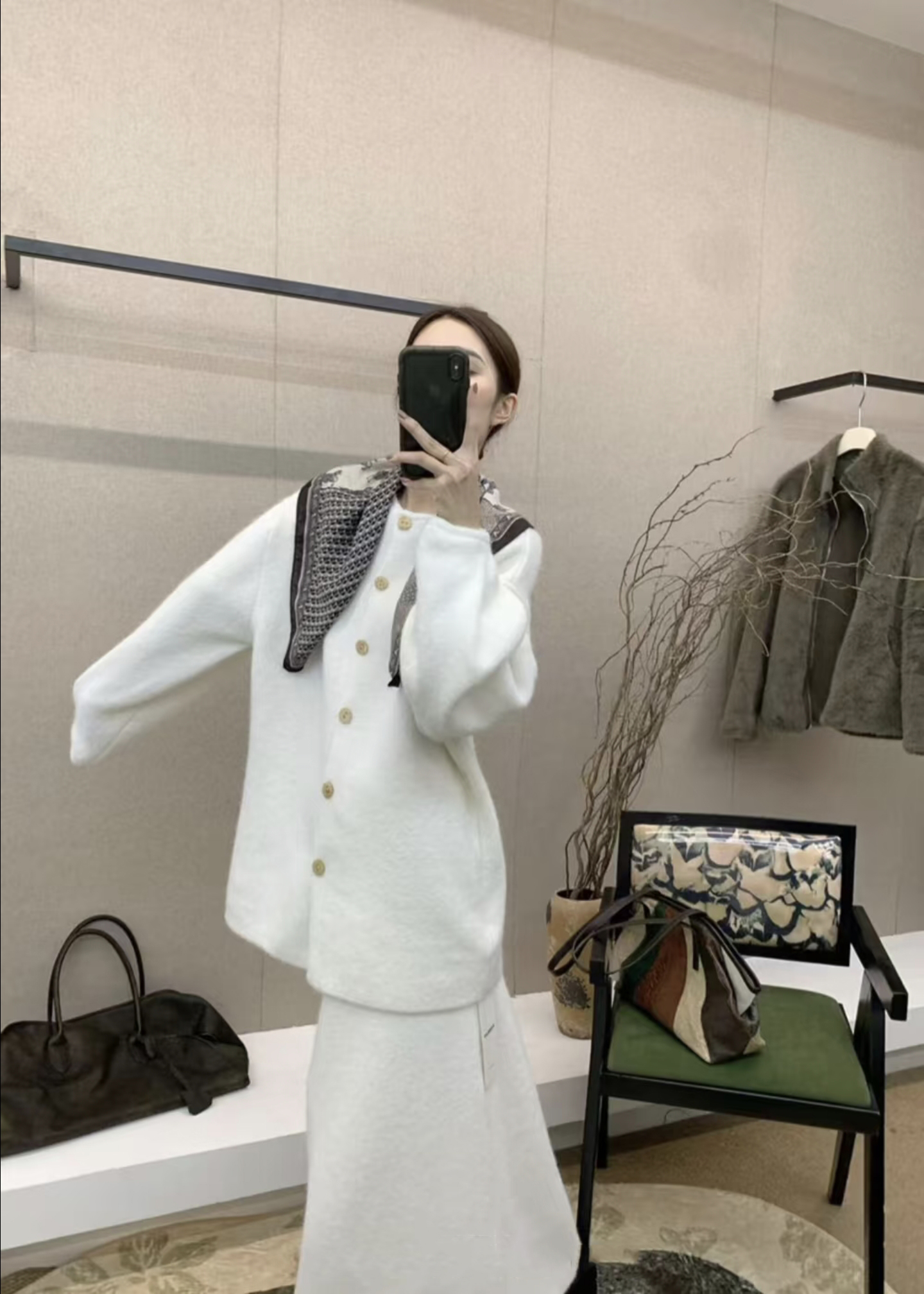 2026 Spring Knit Sweater and Skirt Set for Women - Image 4