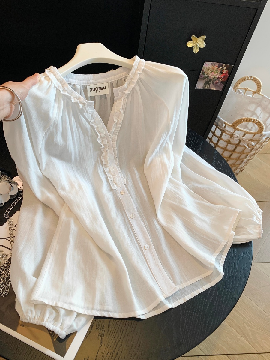 womens-ruffled-long-sleeve-v-neck-loose-shirt-autumn-sweet-top