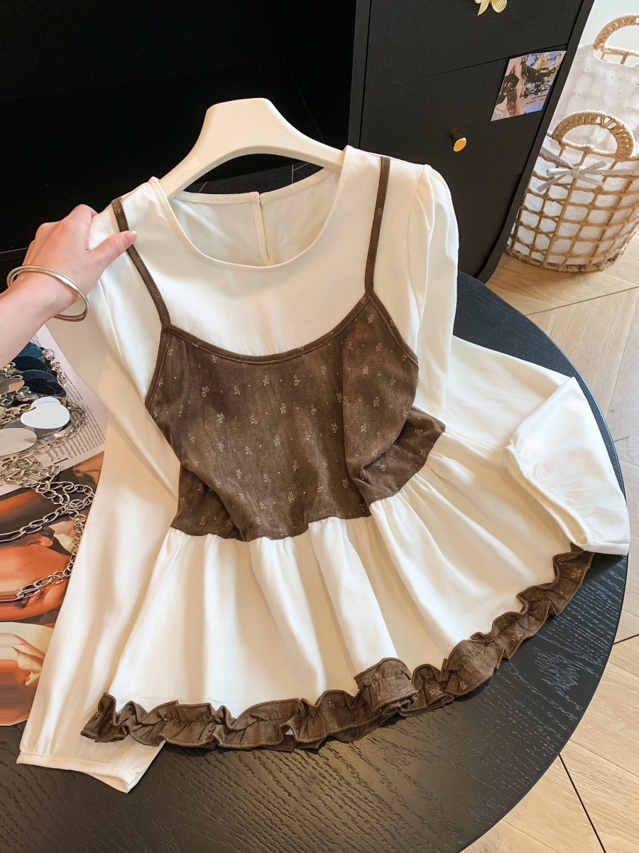 korean-style-layered-floral-cami-patchwork-top-with-puff-sleeves